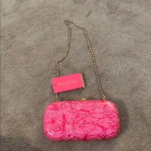 Lilly Pulitzer Patterned Clutch on Chain